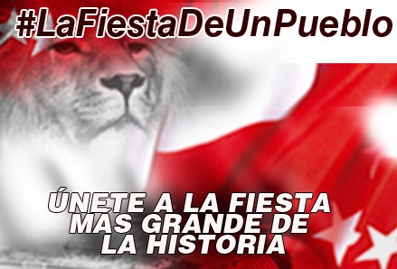 El domingo será #LaFiestaDeUnPueblo